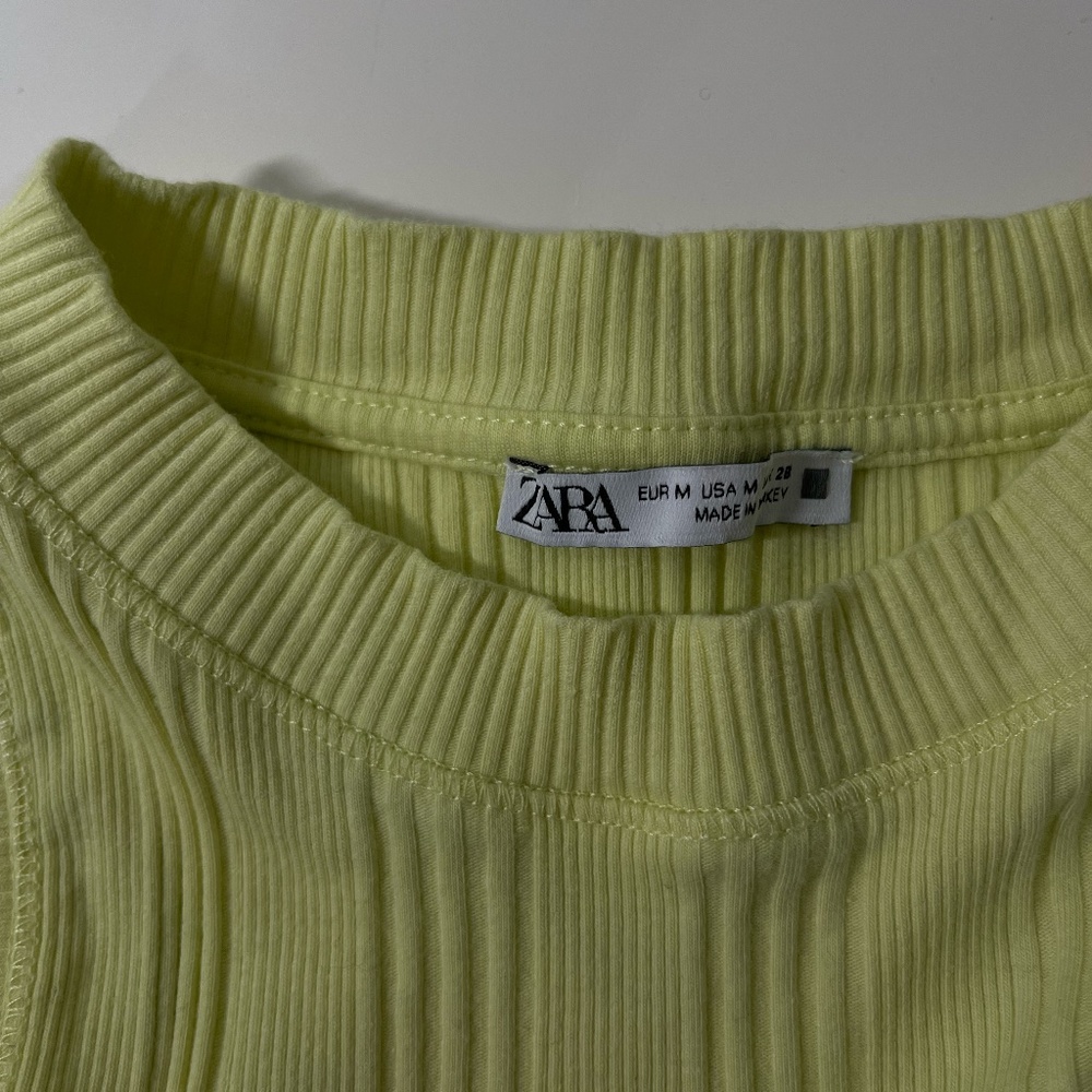 ZARA Lime Green Top